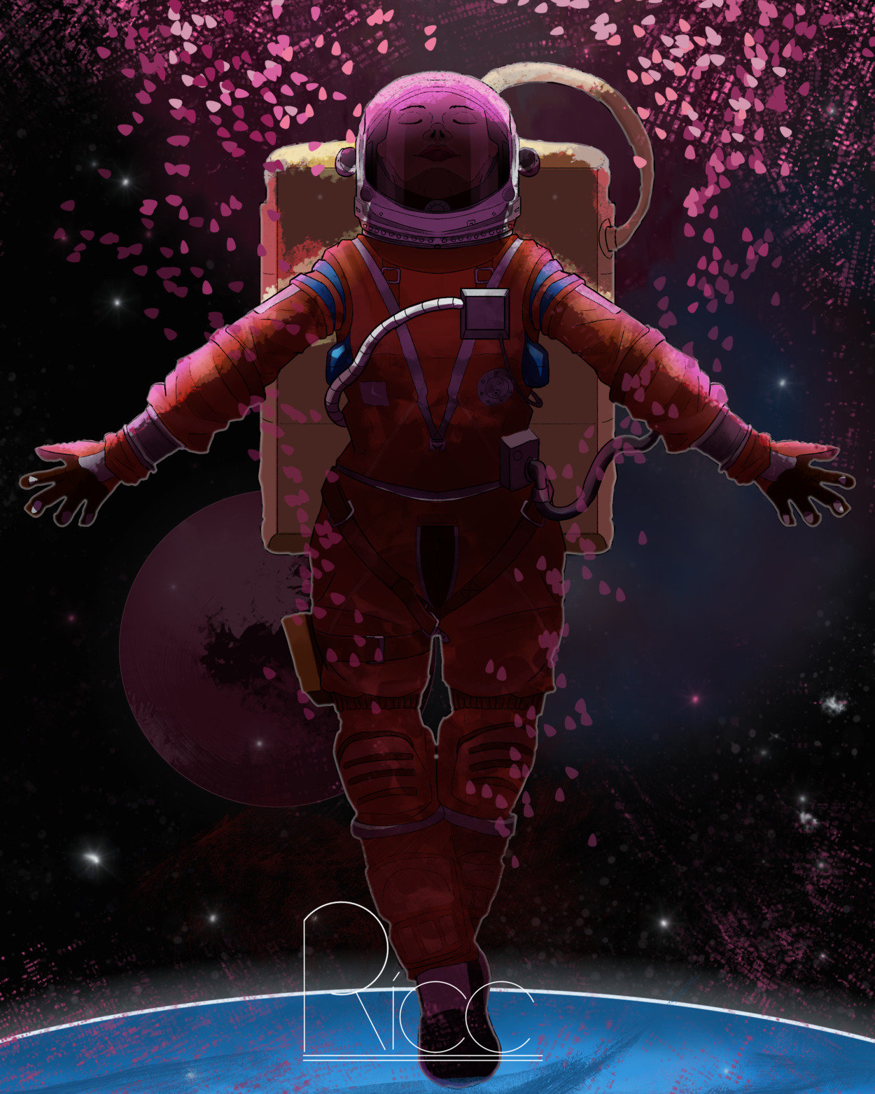 Astronaunt Illustration
