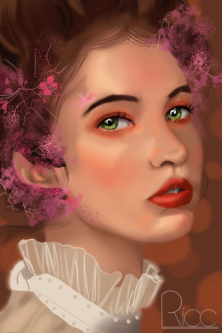 Flower Girl Portrait